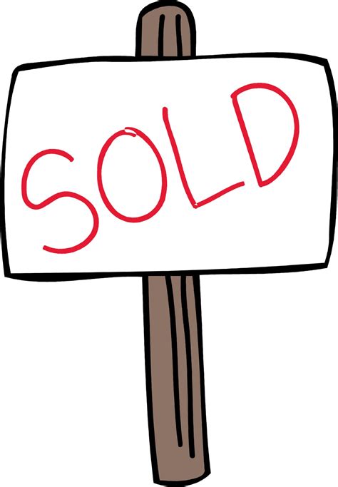 sold sign clipart|funny sold sign clip art.